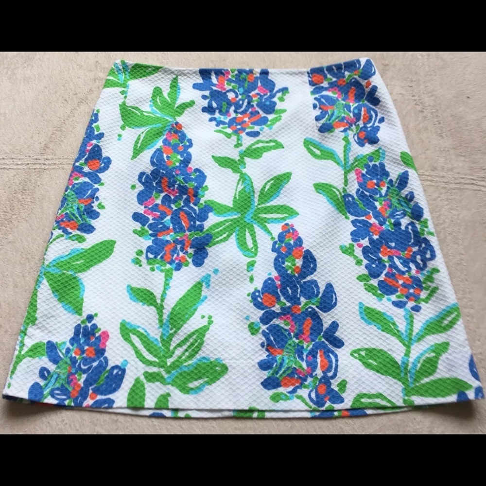 Lilly Pulitzer Linney Honeycomb Pique Skirt, Sz 0